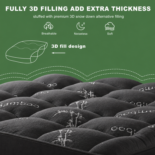 Sanovia™ Bamboo Mattress Topper