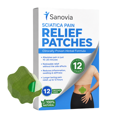 12x Back Pain Relief Patches