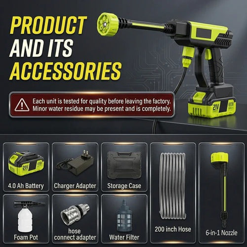 Sanovia™ Cordless Pressure Washer